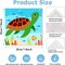 Framed 4 Pack Paint by Number for Kids, Paint by Numbers for Kids Ages 8-12, Painting by Numbers Kits Children Beginner, DIY Animals Acrylic Oil Painting Kits for Home Wall Decor 8x8inch